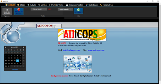 [ADICOPOS] Logiciel de gestion commerciale (Ventes et Points de Ventes)